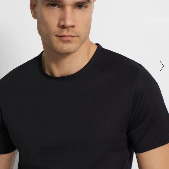 Theory Precise Tee in Luxe Cotton Jersey - Picture 3 of 4